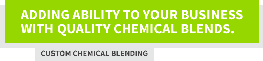 Custom chemical blending